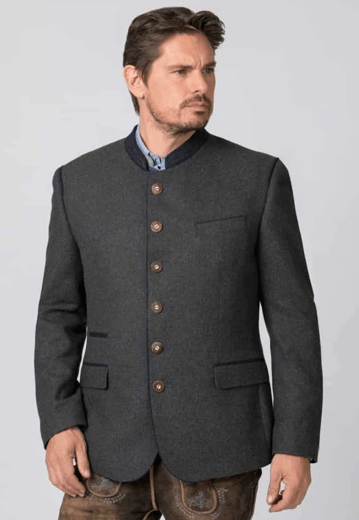 Trachtenjacke Titus in grau