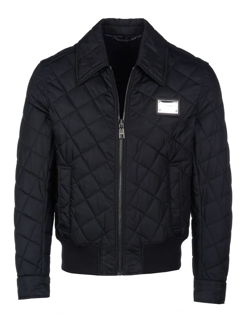 Dolce & Gabbana Steppjacke schwarz