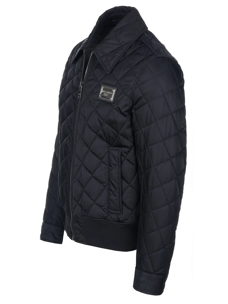 Dolce & Gabbana Steppjacke schwarz