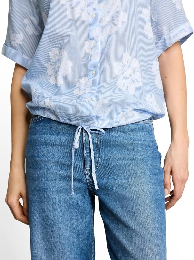 Tom Tailor Woman blouse striped Blau