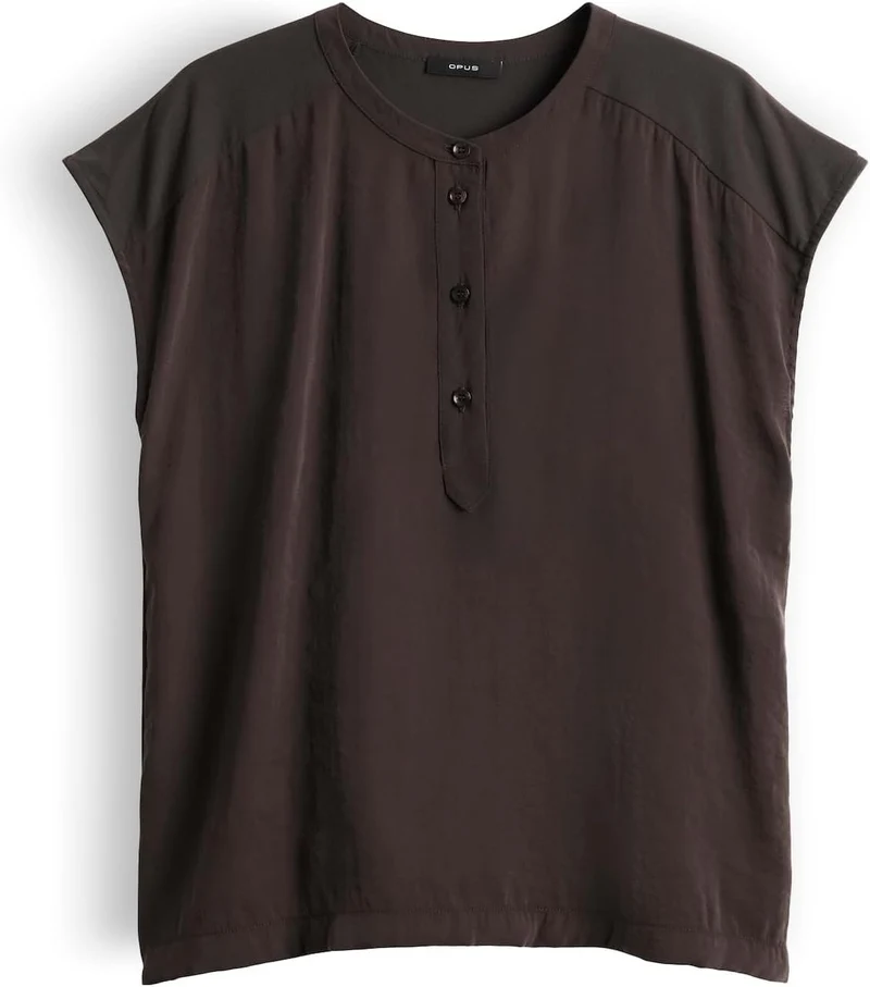 OPUS Blusenshirt Braun
