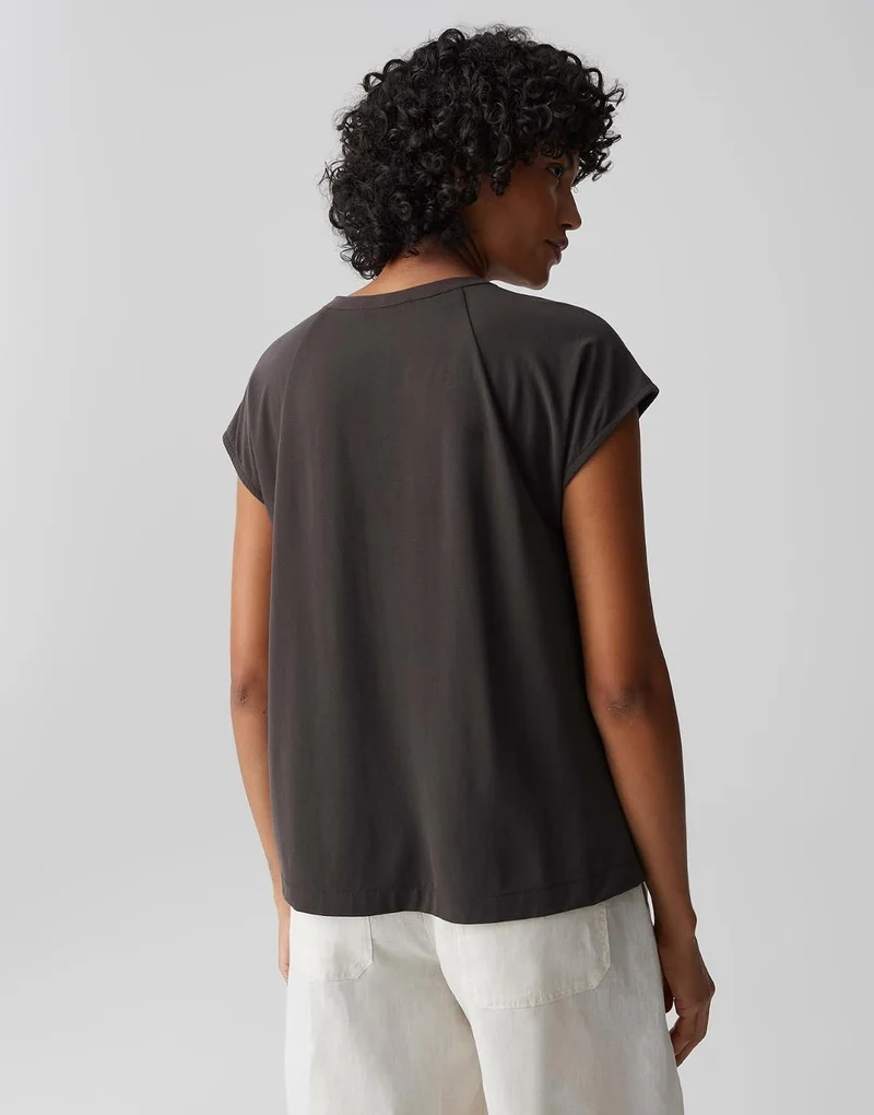 OPUS Blusenshirt Braun