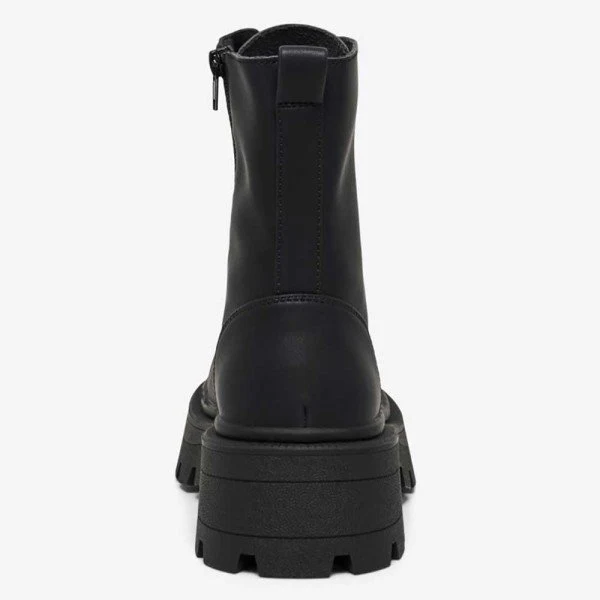 EINFARBIGE - Plateaustiefelette - black