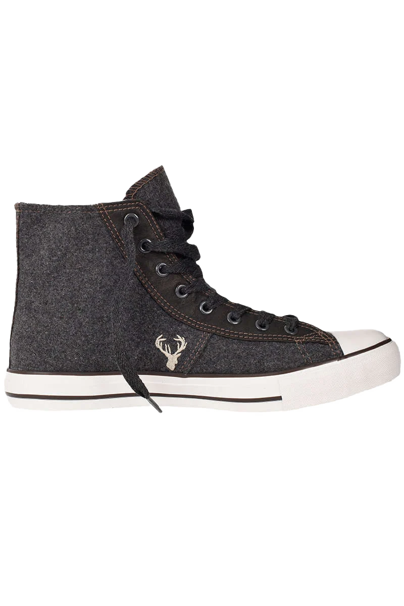 Herren Trachten Chucks anthrazit
