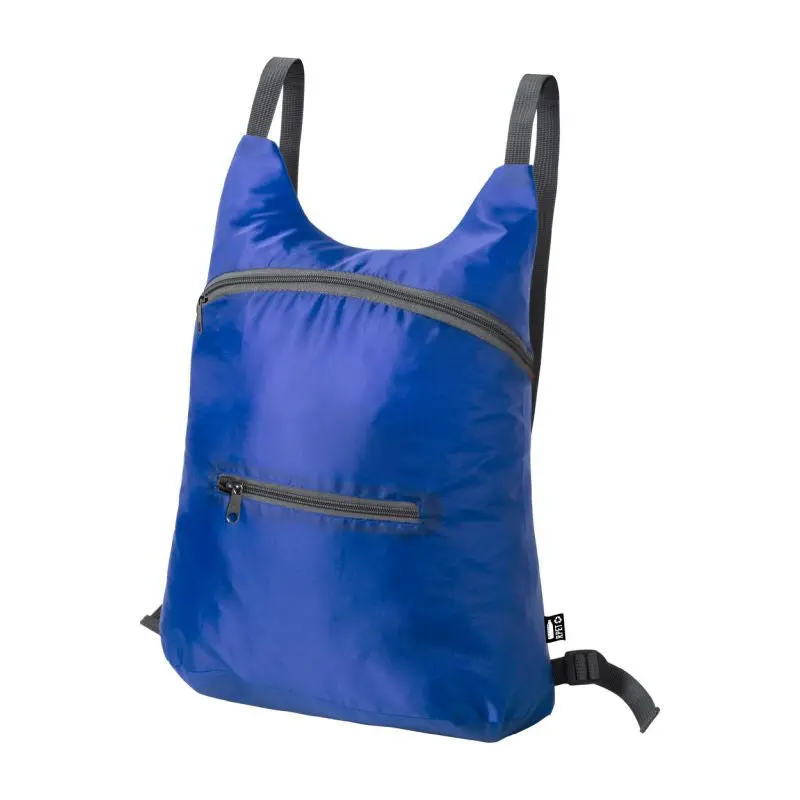 Brocky Faltbarer Rucksack aus RPET - Blau, Leicht & Nachhaltig