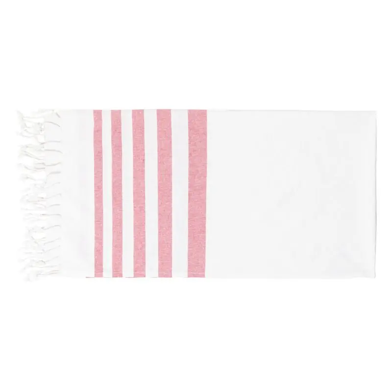 Sally Beach Towel - Lebhaftes Rot - Weiches und saugfähiges Strandtuch