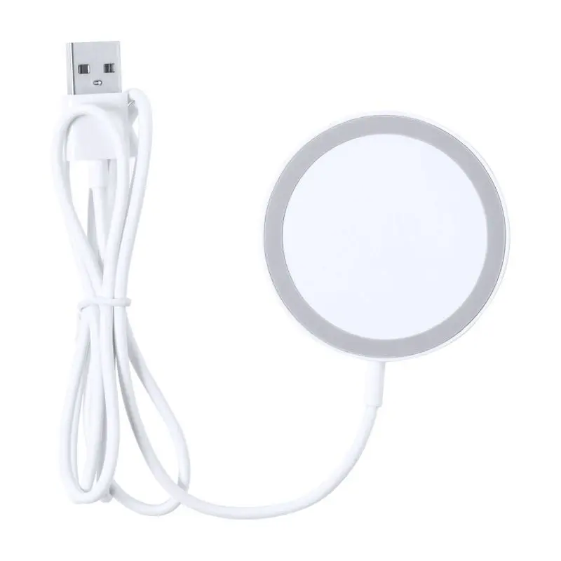 Virom Drahtloses Magnetladegerät - Weiß Leistungsstarker Wireless Charger für alle Geräte