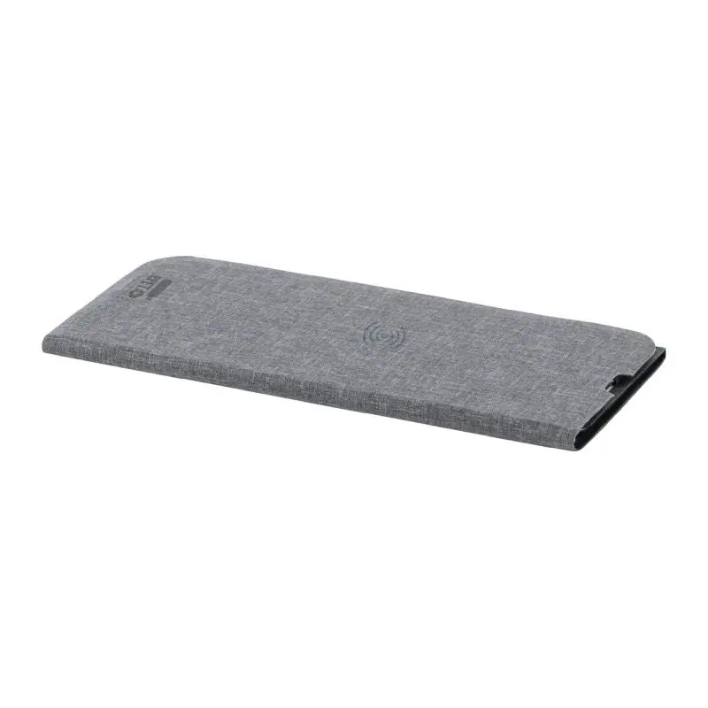 Kimy Kabelloses Ladepad mit Mausunterlage - Elegantes Grau