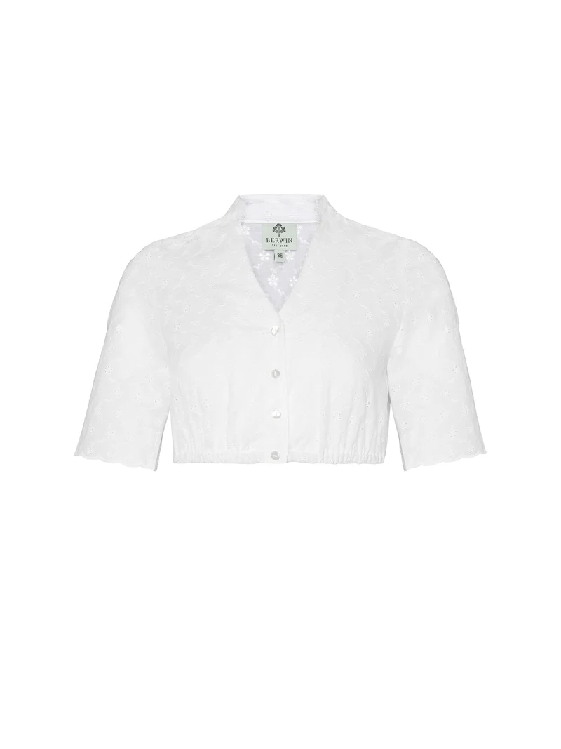 Dirndlbluse mit Stehkragen