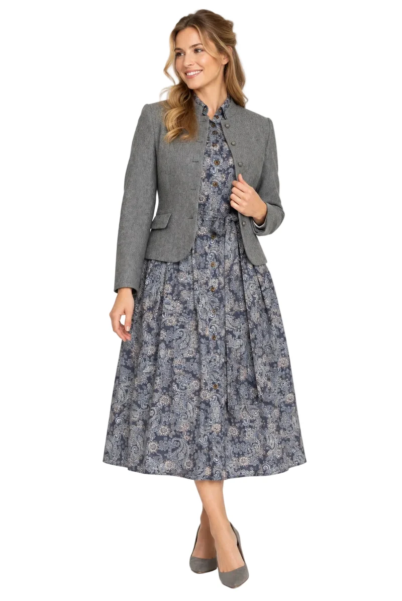 Lodenjacke mit Stehkragen