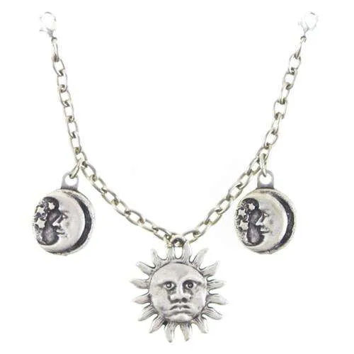Charivari Sonne und Mond Silberfarben – Metall TA-276