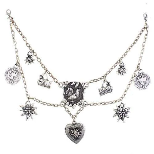 Charivari Auerhahn Gross Silberfarben – Metall TA-261