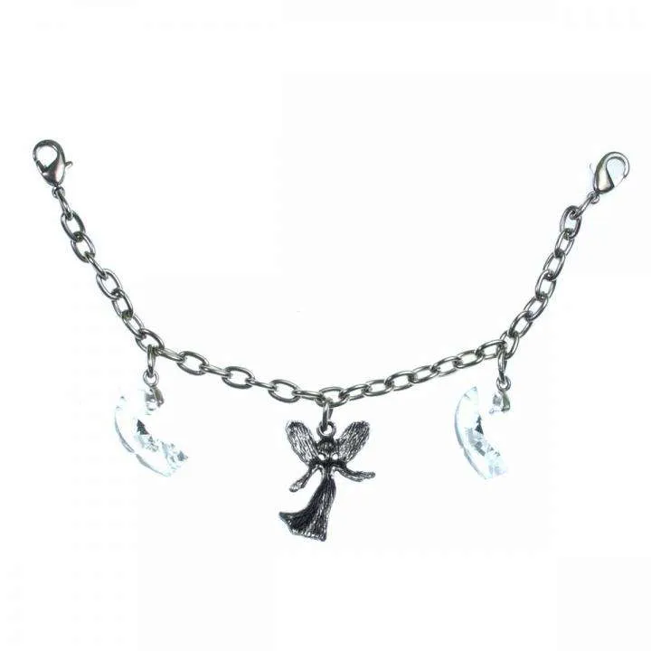 Charivari Engel mit Herzen Silberfarben – Metallanhänger TA-278