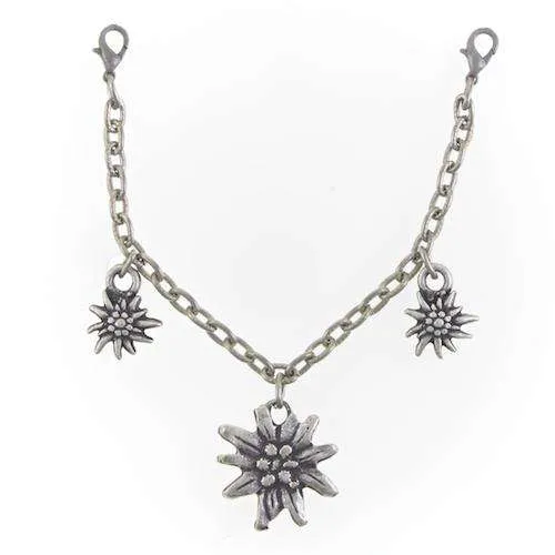 Charivari Edelweiß Silberfarben – Metallanhänger TA-249
