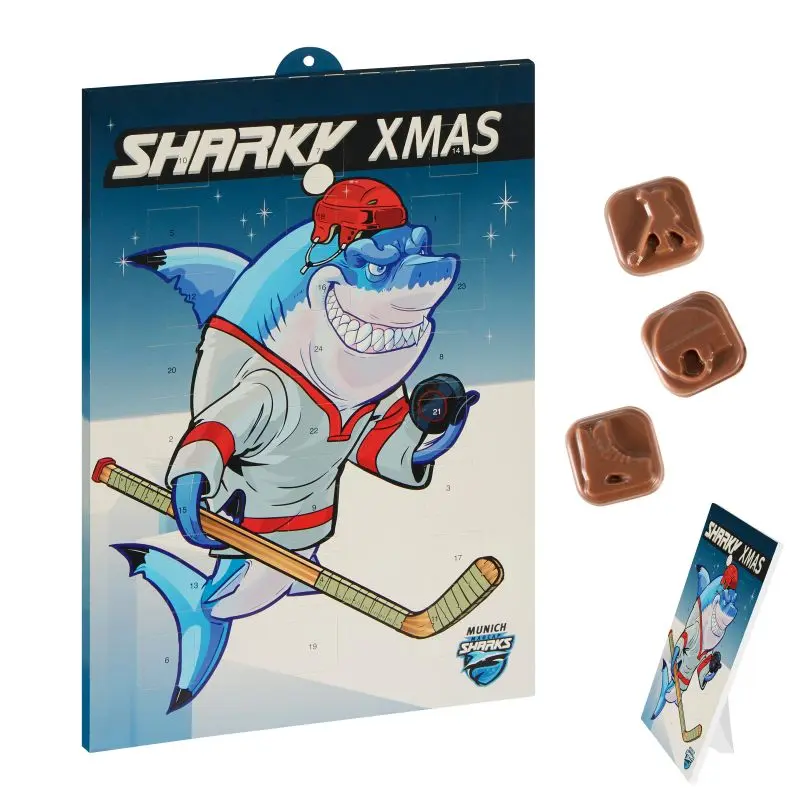 Sportlicher Adventskalender mit Schoko-Leckereien & Personalisierung - Ideal für Fans