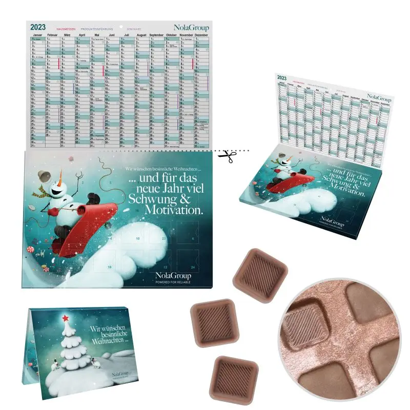Öko-A5-Cover Adventskalender von reinpapier mit Personalisierung