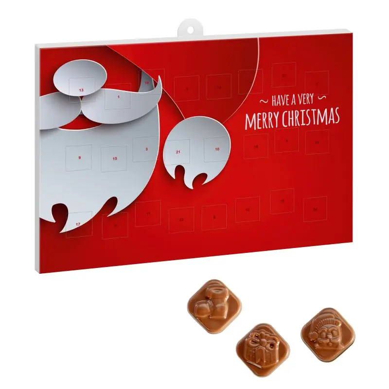 Traditioneller Schoko-Adventskalender BASIC mit klassischem Motiv