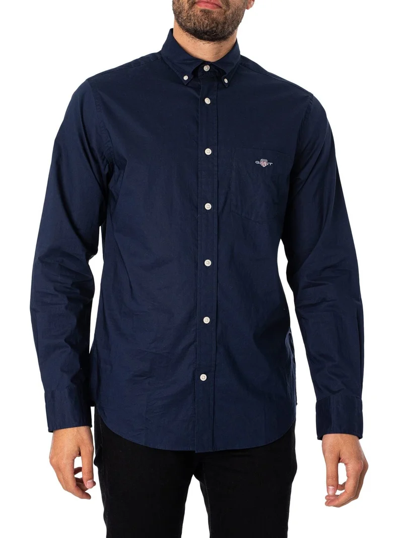Langarm Freizeithemd uni (XXL|uni)