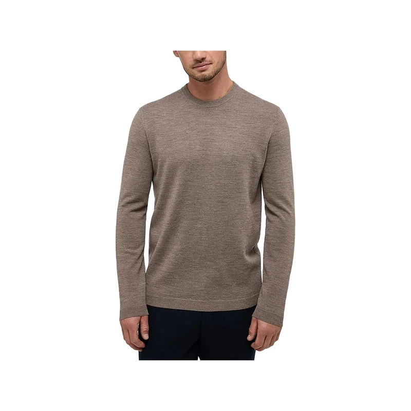 Eterna Rundhalspullover beige