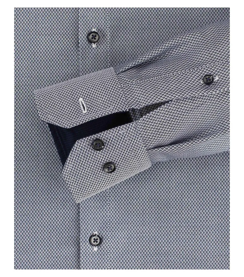 Venti Langarm FreizeitHemd blau