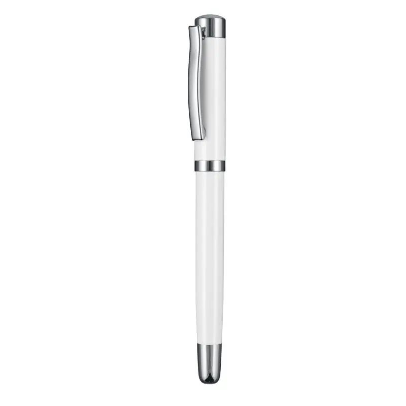 FORTUNA Roller-Ball Stift in Reinweiß – Glattes Schreiben mit Stil