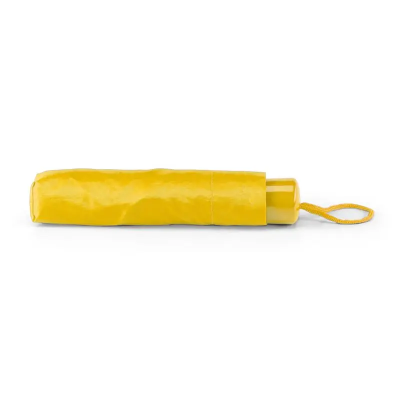 MARIA Kompakter Taschenschirm aus 190T-Polyester - Sonnengelb