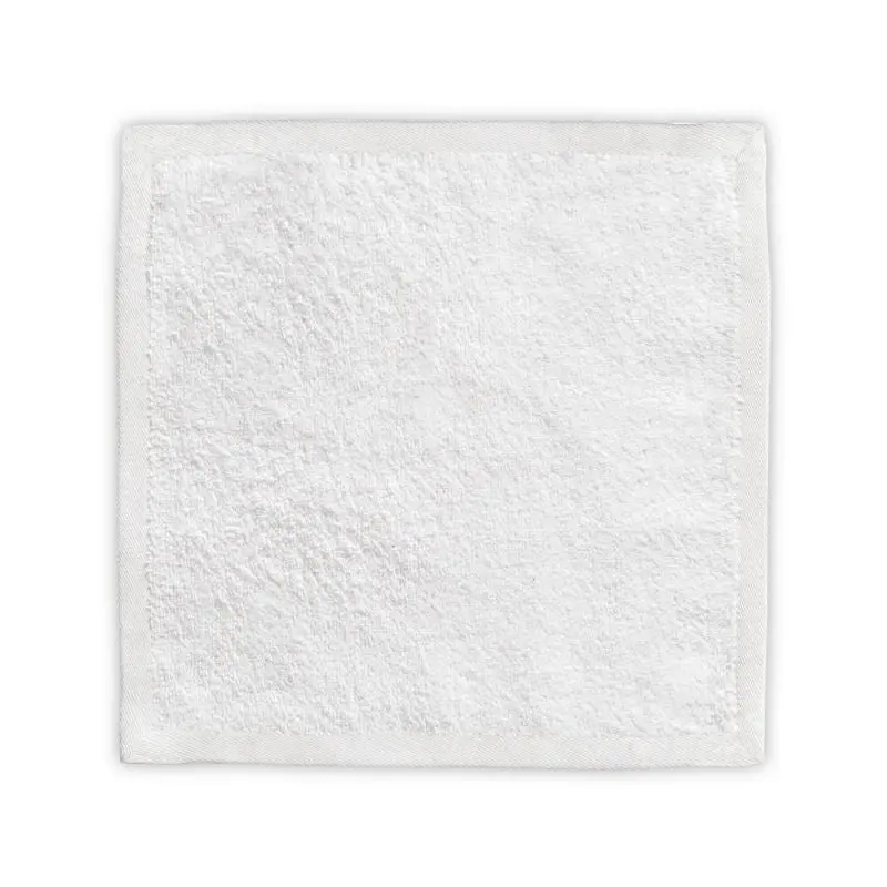 BARDEM S Gesichtshandtuch (350 g/m²) - Baumwolle und recycelte Baumwolle - Reinweiß