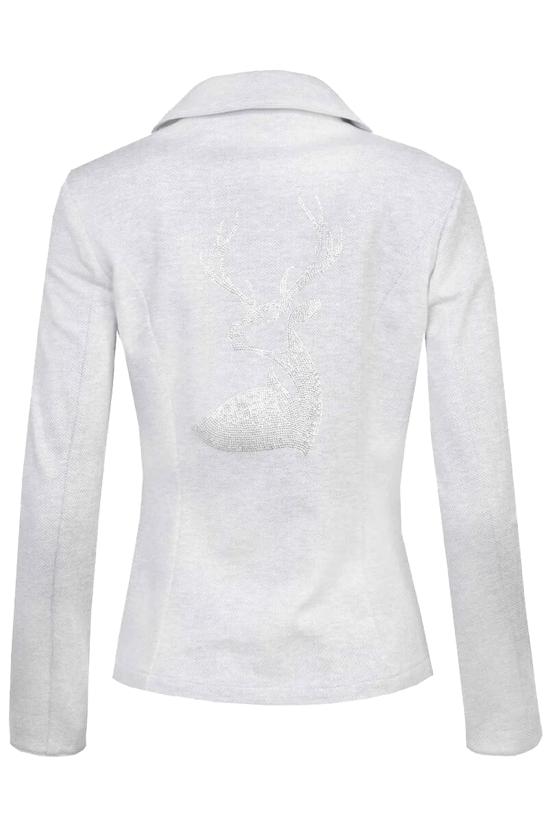 Trachtensweatblazer mit Fischgrätenmuster