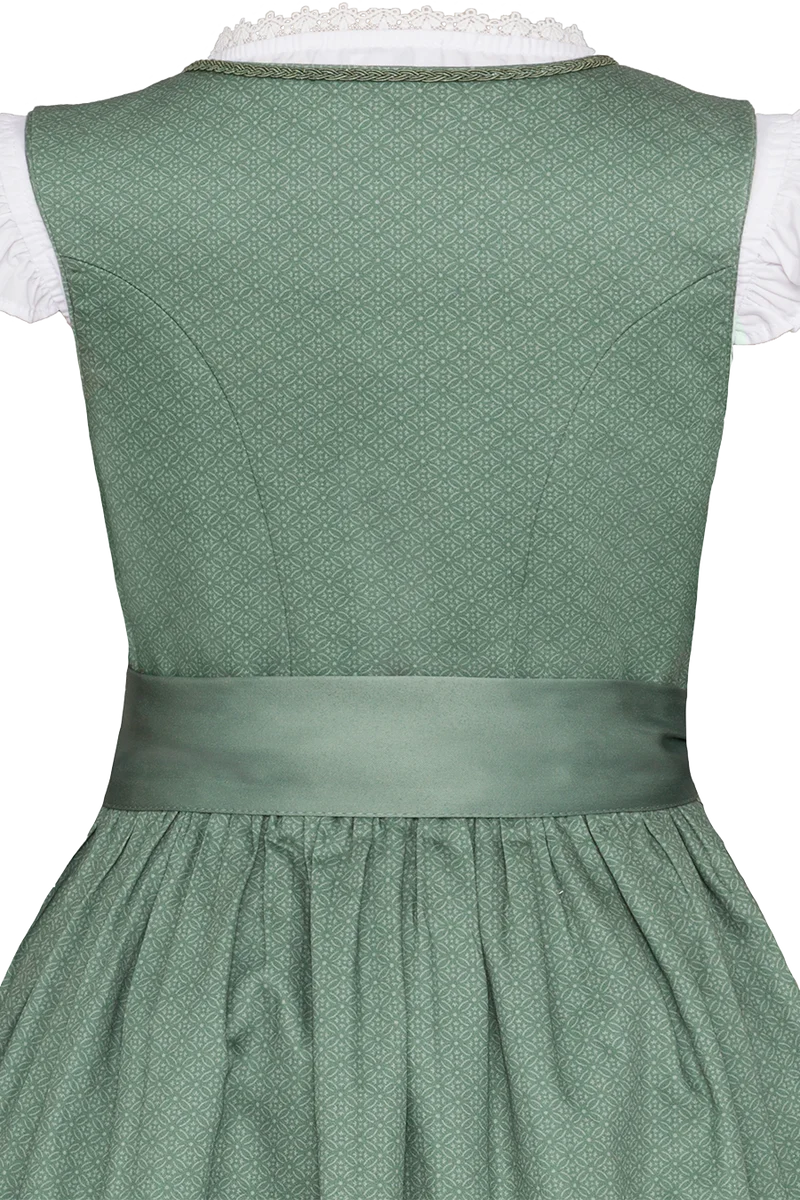 Kinderdirndl aus Baumwolle mit Flügelarmbluse