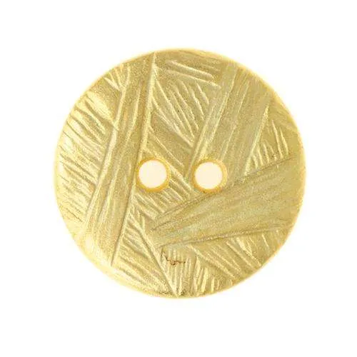 Metallknopf Muster Gold – 2-Loch MK-257G