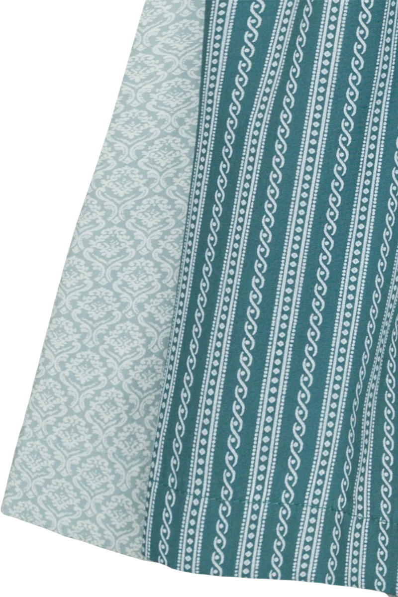 Mädchen Dirndl mit Bluse - türkis