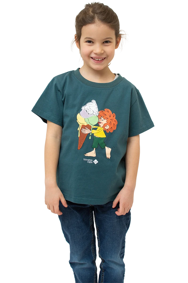 Kinder Shirt Kurzarm mit Pumuckl-Druck