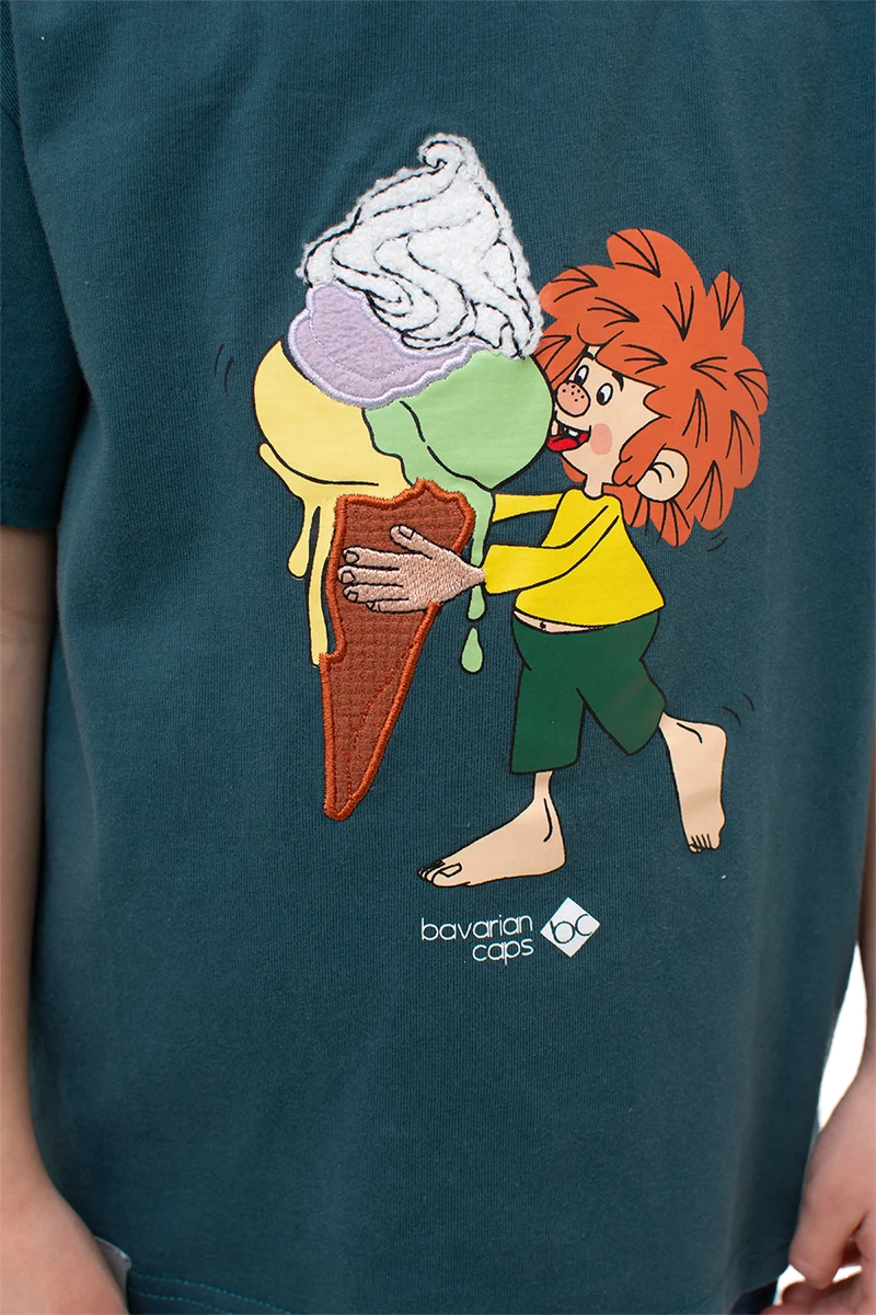 Kinder Shirt Kurzarm mit Pumuckl-Druck