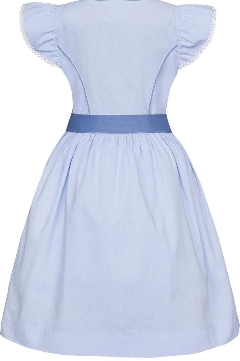 Mädchen Dirndl mit Baumwollschürze