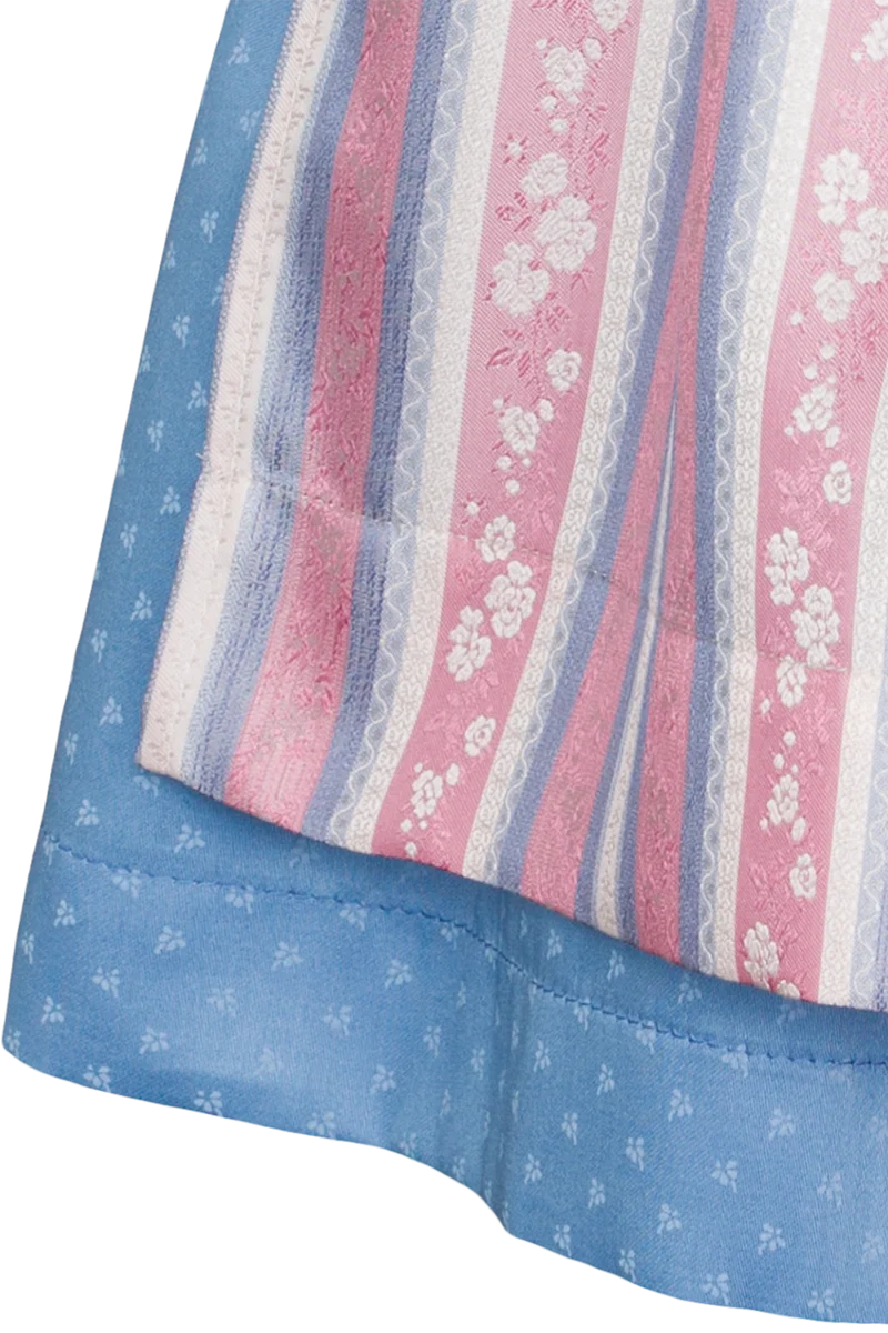 Mädchen Dirndl mit Leinen-Oberteil