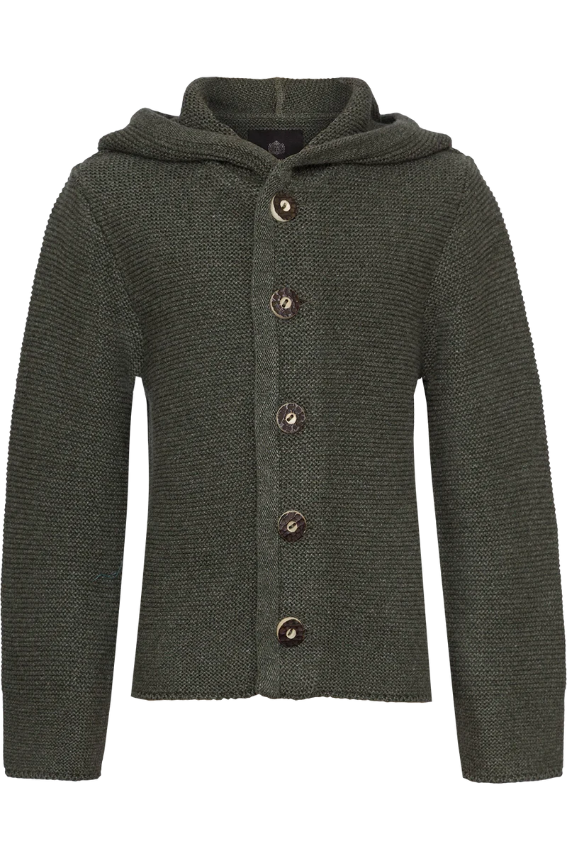 Kinder Trachtenjacke Strick mit Hornknöpfe