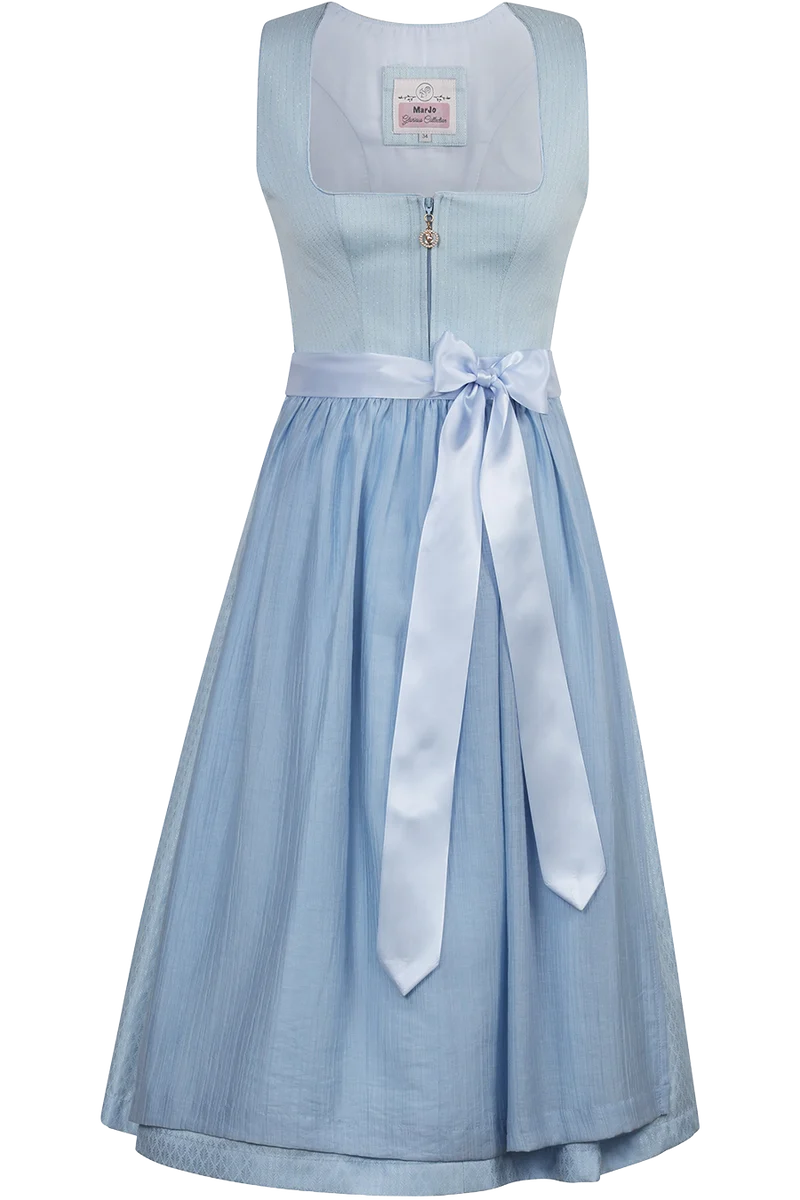 Dirndl 65cm mit Plissee-Schürze