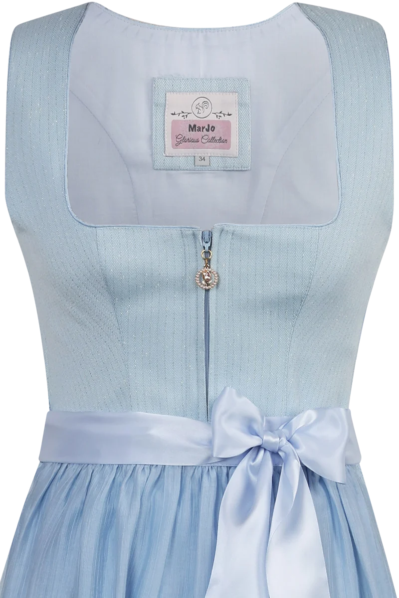 Dirndl 65cm mit Plissee-Schürze