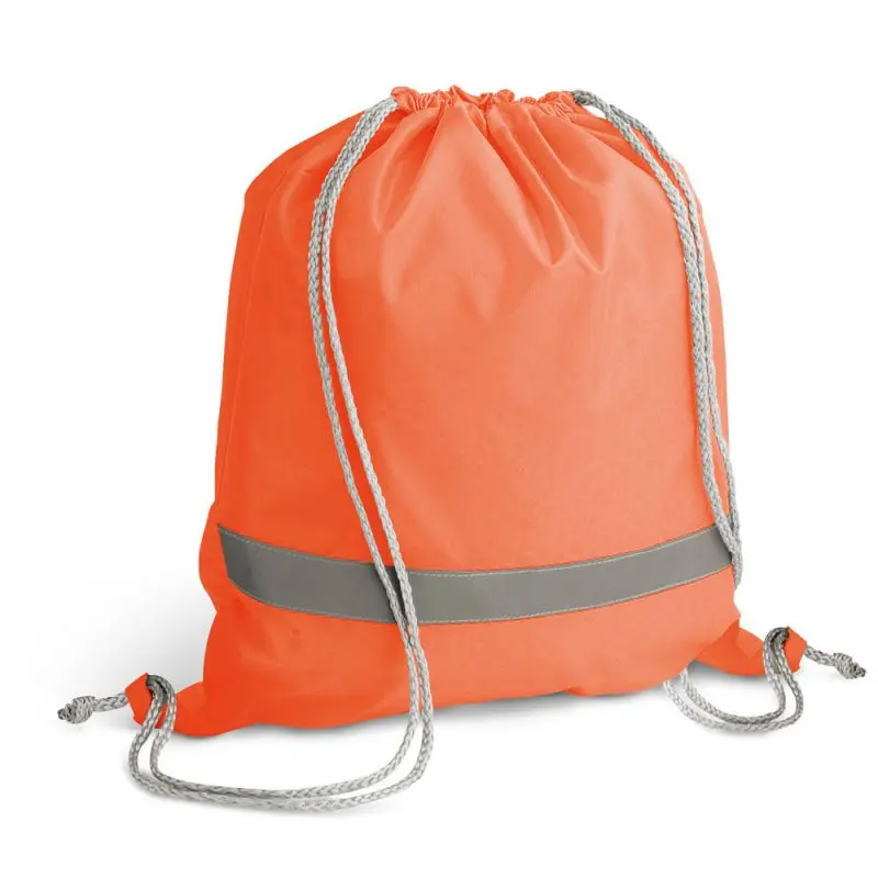 RULES Turnbeutel aus 210D - orange, leicht und robust für Alltag und Sport