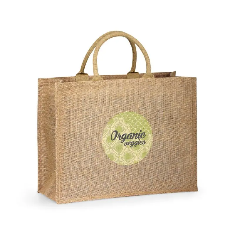 SHANTI Natur Tragetasche aus Jute (360 g/m²), Robust & Umweltfreundlich
