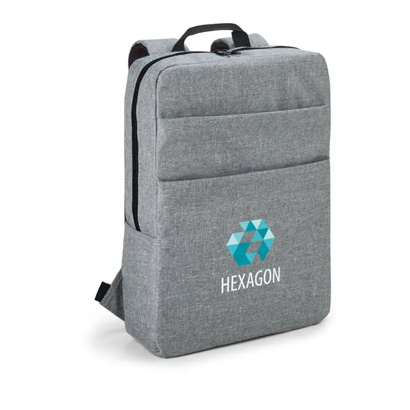 GRAPHS BPACK 15,6'' Laptop-Rucksack aus 600D – Hellgrau, Robust & Stilvoll