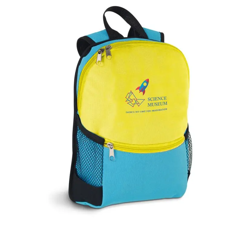 ROCKET Kinderrucksack aus 600D - Hellblau, Robuster Rucksack für Kinder