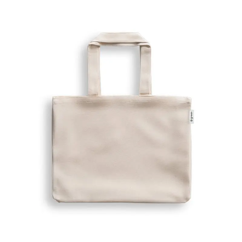 PARMA Naturhelle Tasche aus Baumwolle & Recycelter Baumwolle (280 g/m²), Robust & Umweltfreundlich