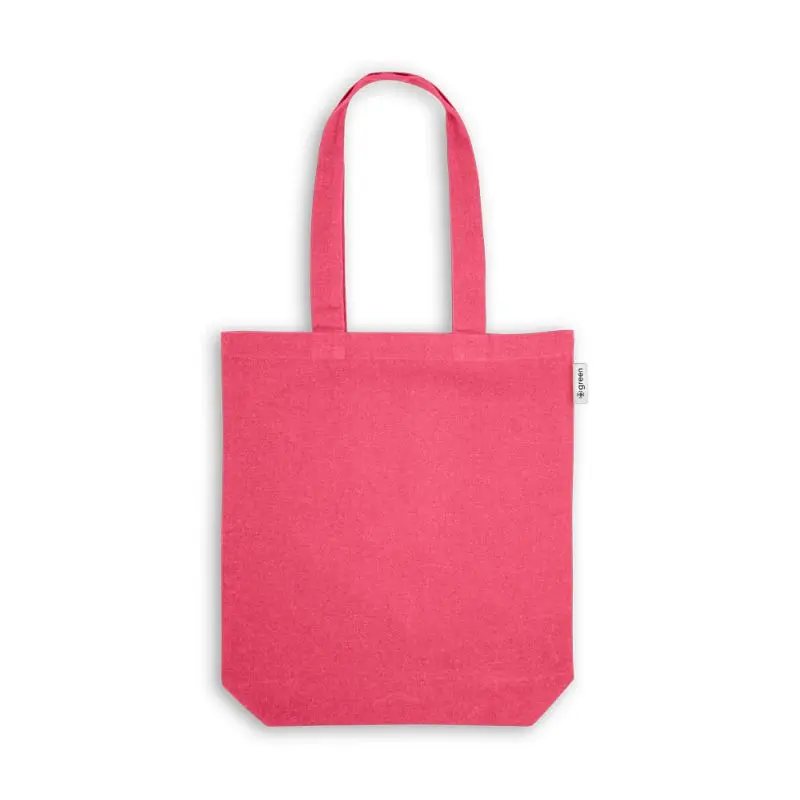 MERIDA Rosa Tragetasche aus Baumwolle und Recycelter Baumwolle (220 g/m²), Stilvoll & Nachhaltig