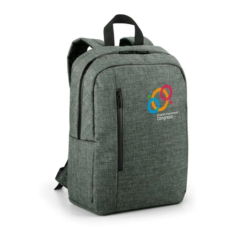 SHADES BPACK 14 Laptop-Rucksack aus 600D – Grau, Stilvoll & Robust