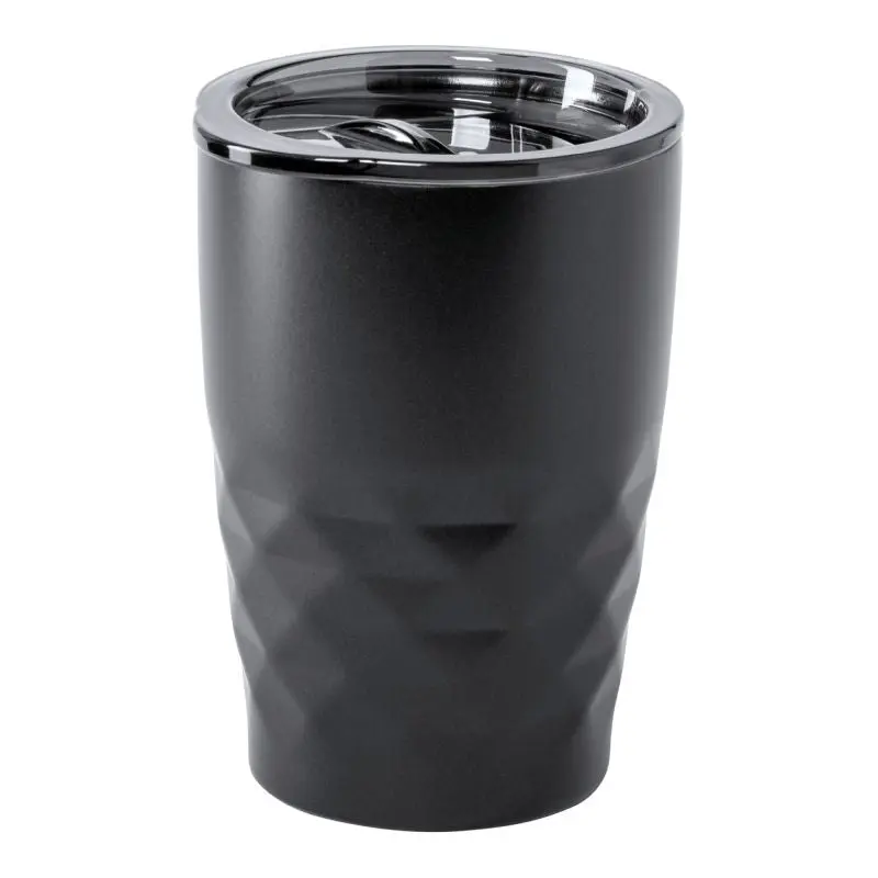 Blur Kupferisolierter Thermobecher, 350 ml – stilvoller Isolierbecher in Schwarz