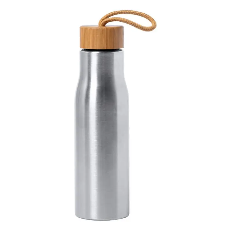 Dropun Edelstahl Wasserflasche 550ml - Elegantes Silber