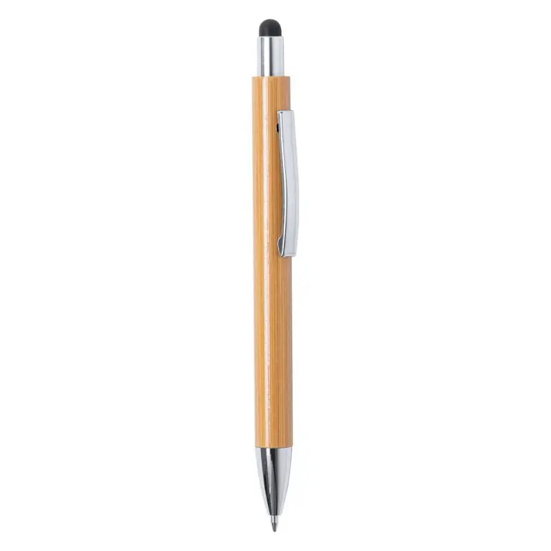 Zharu Bambus-Stift & Touchpen - Natur - Multifunktionaler Schreib- und Eingabestift aus nachhaltigem Material