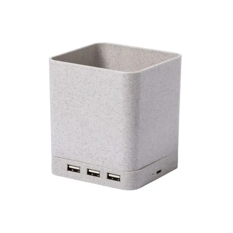 Dowex Beige Multifunktionaler Stifteköcher - Vielseitiger Schreibtisch-Organizer
