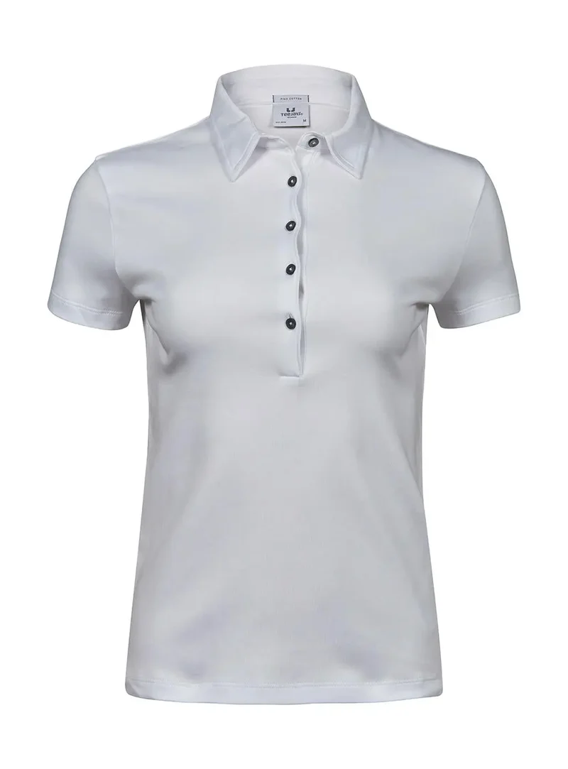 Damen Polo aus Pima Baumwolle